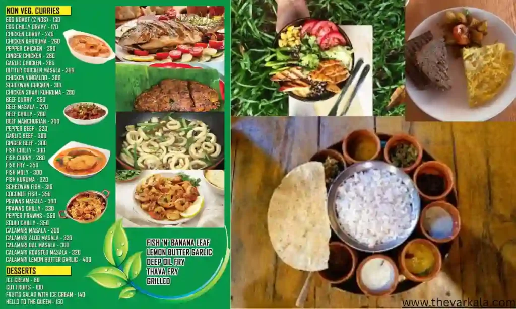 Food Guide What to Eat at Varkala Cliff